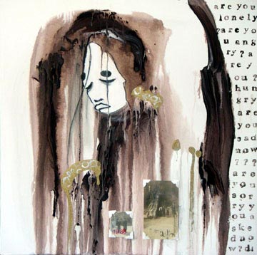 butoh gold brown woman lost anon.JPG